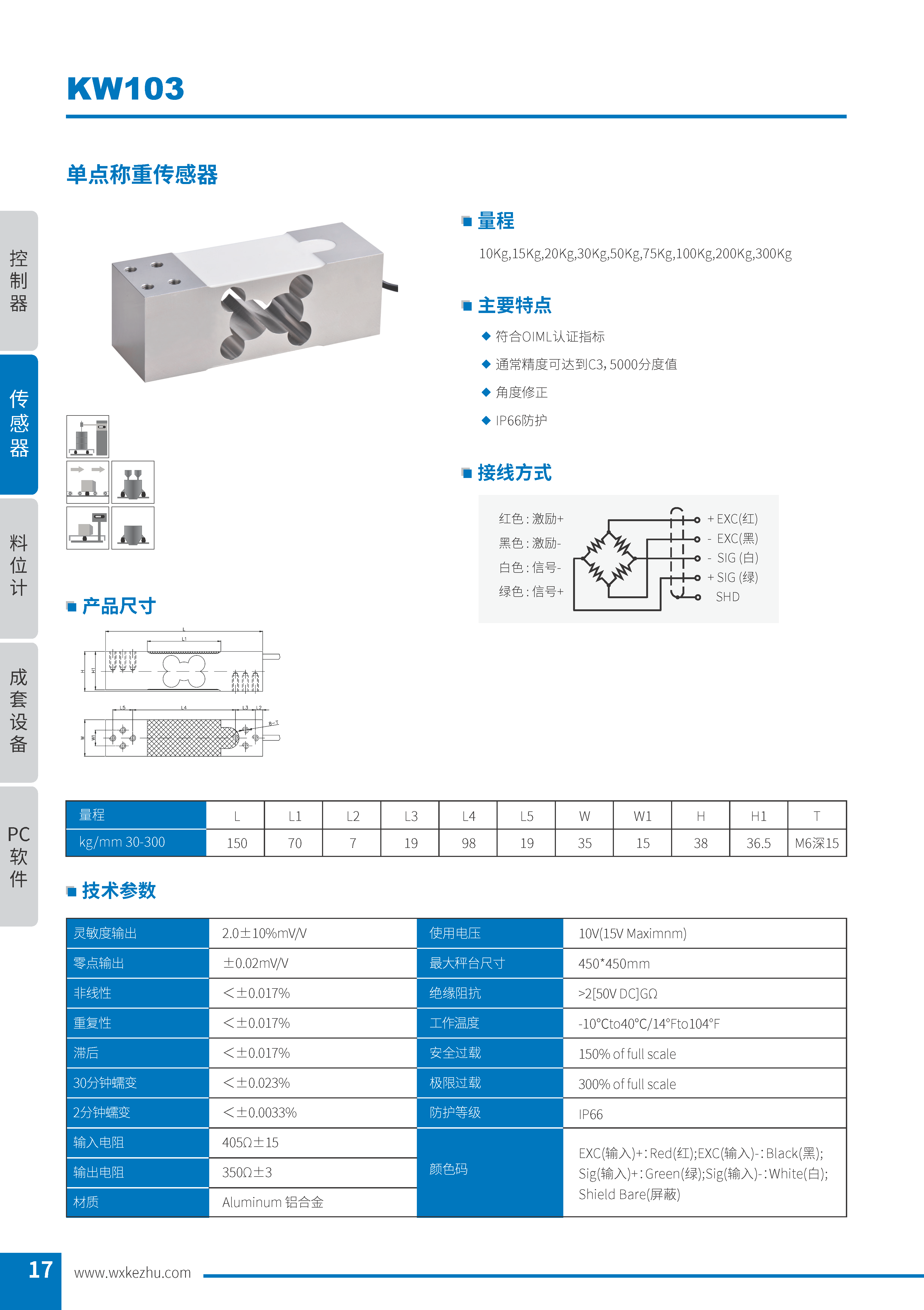 称重传感器 KW103